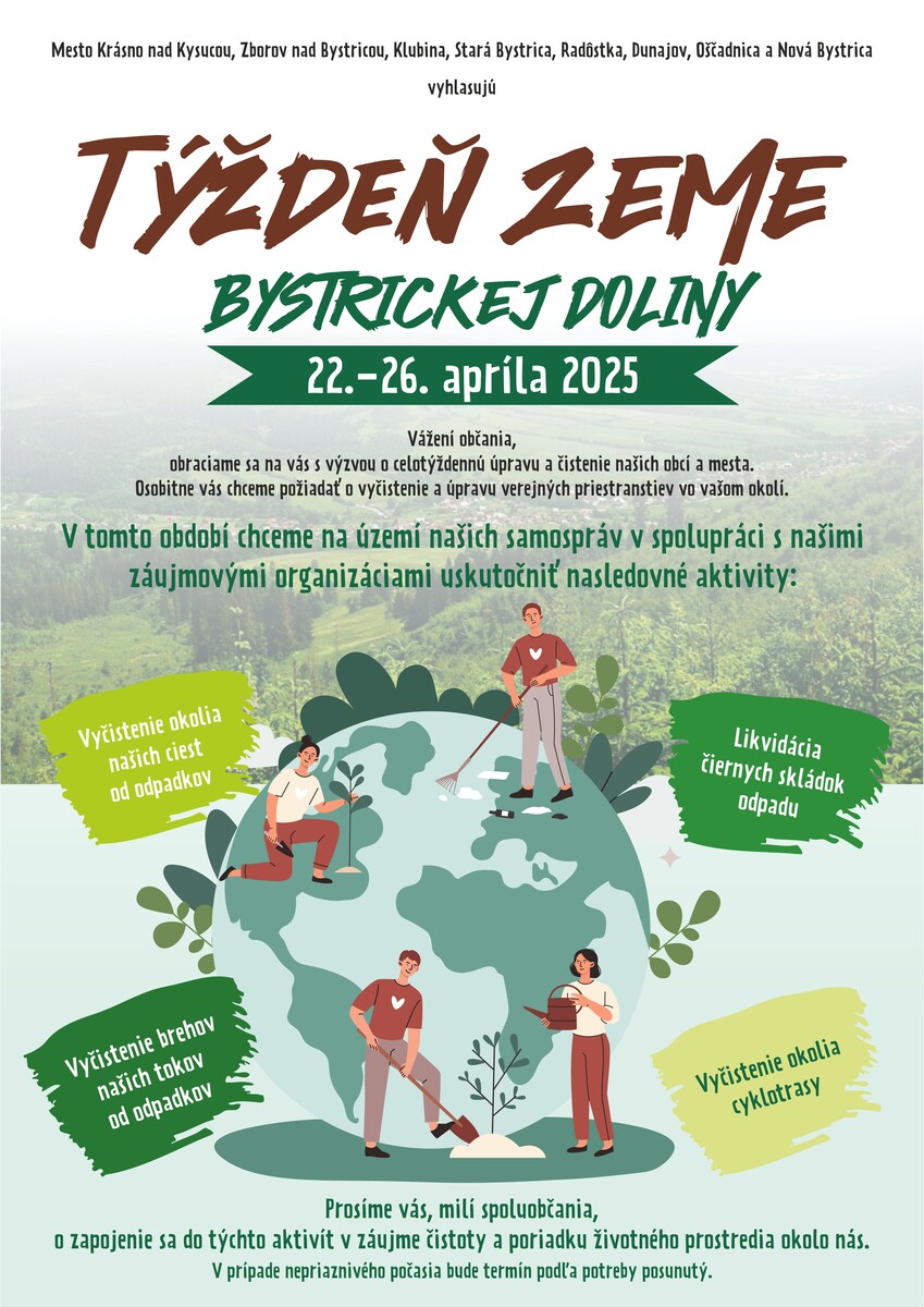 let tyzden zeme stara bystrica