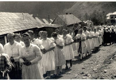 I. púť do Senkova v roku 1950